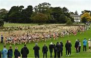 16 October 2022; A general view of the field during the Autumn Open International Cross Country Festival at the Sport Ireland Campus in Dublin. Photo by Sam Barnes/Sportsfile
