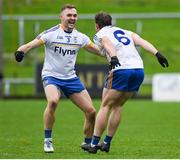 16 October 2022; Conor McGill and Eamon Wallace of Ratoath celebrate after their side's victory in the Meath County Senior Football Championship Final between Ratoath and Summerhill at Páirc Tailteann in Navan, Meath. Photo by Harry Murphy/Sportsfile