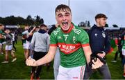 16 October 2022; Tiarnan Madden of Gowna celebrates after the Cavan County Senior Club Football Championship Final between Gowna and Killygarry at Kingspan Breffni in Cavan. Photo by Ben McShane/Sportsfile
