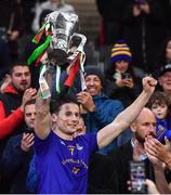 16 October 2022; Billy Hennessy of St Finbarr's lifting the cup after the Cork County Senior Club Hurling Championship Final match between Blackrock and St Finbarr's at Páirc Ui Chaoimh in Cork. Photo by Eóin Noonan/Sportsfile