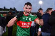 16 October 2022; Cormac Brady of Gowna celebrates after the Cavan County Senior Club Football Championship Final between Gowna and Killygarry at Kingspan Breffni in Cavan. Photo by Ben McShane/Sportsfile