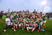 16 October 2022; Gowna players celebrate with the Oliver Plunkett Cup after the Cavan County Senior Club Football Championship Final between Gowna and Killygarry at Kingspan Breffni in Cavan. Photo by Ben McShane/Sportsfile