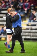16 October 2022; Scotstown's manager Colin McAree during the Monaghan County Senior Football Championship Final match between Scotstown and Ballybay Pearse Brothers at St Tiernach's Park in Clones, Monaghan. Photo by Philip Fitzpatrick/Sportsfile