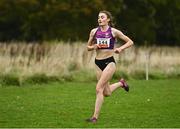 16 October 2022; Sophie Tarver of Great Britain and Northern Ireland competing in the senior women's 6000m during the Autumn Open International Cross Country Festival at the Sport Ireland Campus in Dublin. Photo by Sam Barnes/Sportsfile