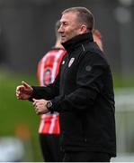 16 October 2022; Derry City assistant manager Alan Reynolds after the Extra.ie FAI Cup Semi-Final match between Derry City and Treaty United at the Ryan McBride Brandywell Stadium in Derry. Photo by Ramsey Cardy/Sportsfile