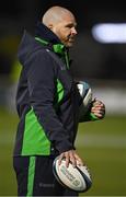 14 October 2022; Connacht head coach Peter Wilkins before the United Rugby Championship match between Connacht and Leinster at The Sportsground in Galway. Photo by Piaras Ó Mídheach/Sportsfile