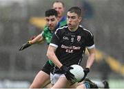 16 October 2022; Ronan Buckley of East Kerry in action against Mikey Geaney of Dingle during the Kerry County Senior Football Championship semi-final match between East Kerry and Dingle at Austin Stack Park in Tralee, Kerry. Photo by Brendan Moran/Sportsfile