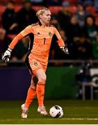 21 October 2021; Sweden goalkeeper Hedvig Lindahl during the FIFA Women's World Cup 2023 qualifier group A match between Republic of Ireland and Sweden at Tallaght Stadium in Dublin. Photo by Eóin Noonan/Sportsfile