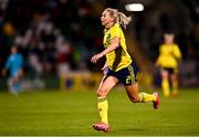 21 October 2021; Jonna Andersson of Sweden during the FIFA Women's World Cup 2023 qualifier group A match between Republic of Ireland and Sweden at Tallaght Stadium in Dublin. Photo by Eóin Noonan/Sportsfile