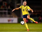 21 October 2021; Fridolina Rolfu of Sweden during the FIFA Women's World Cup 2023 qualifier group A match between Republic of Ireland and Sweden at Tallaght Stadium in Dublin. Photo by Eóin Noonan/Sportsfile
