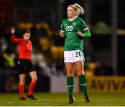 21 October 2021; Saoirse Noonan of Republic of Ireland during the FIFA Women's World Cup 2023 qualifier group A match between Republic of Ireland and Sweden at Tallaght Stadium in Dublin. Photo by Eóin Noonan/Sportsfile