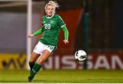 21 October 2021; Saoirse Noonan of Republic of Ireland during the FIFA Women's World Cup 2023 qualifier group A match between Republic of Ireland and Sweden at Tallaght Stadium in Dublin. Photo by Eóin Noonan/Sportsfile