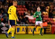 21 October 2021; Saoirse Noonan of Republic of Ireland during the FIFA Women's World Cup 2023 qualifier group A match between Republic of Ireland and Sweden at Tallaght Stadium in Dublin. Photo by Eóin Noonan/Sportsfile