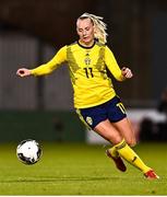 21 October 2021; Stina Blackstenius of Sweden during the FIFA Women's World Cup 2023 qualifier group A match between Republic of Ireland and Sweden at Tallaght Stadium in Dublin. Photo by Eóin Noonan/Sportsfile