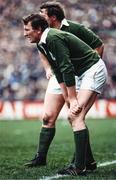 19 February 1983; Willie Duggan of Ireland during the Five Nations Rugby Championship match between Ireland and France at Lansdowne Road in Dublin. Photo by Ray McManus/Sportsfile