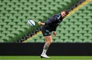 21 October 2022; Andrew Porter during a Leinster Rugby captain's run at the Aviva Stadium in Dublin. Photo by Harry Murphy/Sportsfile
