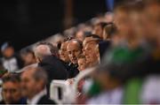 21 October 2022; An Taoiseach Micheál Martin TD during the SSE Airtricity League First Division match between Cork City and Bray Wanderers at Turners Cross in Cork. Photo by Eóin Noonan/Sportsfile