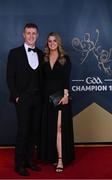21 October 2022; Kildare hurler Rian Boran with Shauna Comeford during the GAA Champion 15 Awards at Croke Park in Dublin. Photo by Harry Murphy/Sportsfile