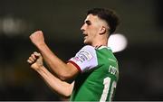 21 October 2022; Barry Coffey of Cork City celebrates after scoring his side's first goal during the SSE Airtricity League First Division match between Cork City and Bray Wanderers at Turners Cross in Cork. Photo by Eóin Noonan/Sportsfile