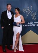 21 October 2022; Kerry hurler Pádraig Boyle with Patricia Connolly during the GAA Champion 15 Awards at Croke Park in Dublin. Photo by Harry Murphy/Sportsfile