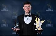 21 October 2022; Lory Meagher Player of the Year for 2022 recipient and Louth hurler Darren Geoghegan with his awards during the GAA Champion 15 Awards at Croke Park in Dublin. Photo by Sam Barnes/Sportsfile