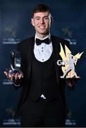 21 October 2022; Lory Meagher Player of the Year for 2022 recipient and Louth hurler Darren Geoghegan with his awards during the GAA Champion 15 Awards at Croke Park in Dublin. Photo by Sam Barnes/Sportsfile