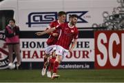 21 October 2022; Aidan Keena of Sligo Rovers celebrates after scoring his side's second goal during the SSE Airtricity League Premier Division match between Dundalk and Sligo Rovers at Casey's Field in Dundalk, Louth. Photo by Michael P Ryan/Sportsfile