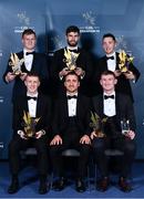 21 October 2022; Kildare hurling manager David Herity, front row centre, with Kildare hurlers and Christy Ring Team of the Year for 2022 award recipients, backrow from left, Rian Boran, Paul Divilly, Paddy McKenna, with front row Brian Byrne, left, and James Burke during the GAA Champion 15 Awards at Croke Park in Dublin. Photo by Sam Barnes/Sportsfile