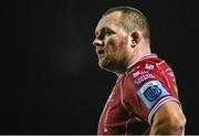 21 October 2022; Ken Owens of Scarlets during the United Rugby Championship match between Connacht and Scarlets at The Sportsground in Galway. Photo by Brendan Moran/Sportsfile