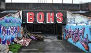 21 October 2022; A general view of the demolition work at Dalymount Park before the SSE Airtricity League Premier Division match between Bohemians and Finn Harps at Dalymount Park in Dublin. Photo by Tyler Miller/Sportsfile