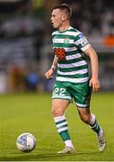 21 October 2022; Andy Lyons of Shamrock Rovers during the SSE Airtricity League Premier Division match between Shamrock Rovers and St Patrick's Athletic at Tallaght Stadium in Dublin. Photo by Seb Daly/Sportsfile