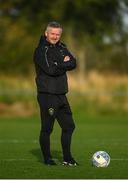 22 October 2022; Peamount United manager James O'Callaghan before the SSE Airtricity Women's National League match between Peamount United and Wexford Youths at PRL Park in Greenogue, Dublin. Photo by Seb Daly/Sportsfile