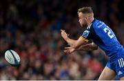 22 October 2022; Nick McCarthy of Leinster during the United Rugby Championship match between Leinster and Munster at Aviva Stadium in Dublin. Photo by Brendan Moran/Sportsfile