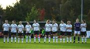 22 October 2022; Wexford Youths players before the SSE Airtricity Women's National League match between Peamount United and Wexford Youths at PRL Park in Greenogue, Dublin. Photo by Seb Daly/Sportsfile