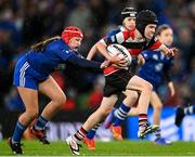 22 October 2022; Action between Blessington RFC and Enniscorthy RFC during the Bank of Ireland Half-time Minis at the United Rugby Championship match between Leinster and Munster at Aviva Stadium in Dublin. Photo by Ramsey Cardy/Sportsfile