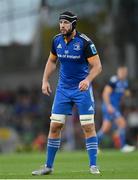 22 October 2022; Caelan Doris of Leinster during the United Rugby Championship match between Leinster and Munster at Aviva Stadium in Dublin. Photo by Ramsey Cardy/Sportsfile