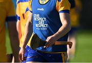 23 October 2022; A general view of a Give Respect Get Respect bib before the Dublin County Senior Club Hurling Championship Final match between Kilmacud Crokes and Na Fianna at Parnell Park in Dublin. Photo by Harry Murphy/Sportsfile