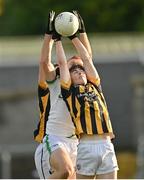 23 October 2022; Caolan Finnegan of Crossmaglen Rangers and Brendan Boylan of Granemore during the Armagh County Senior Club Football Championship Final match between Crossmaglen Rangers and Granemore at Athletic Grounds in Armagh. Photo by Ramsey Cardy/Sportsfile
