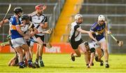 23 October 2022; Paul Flynn of Kiladangan in action against Willie Cleary of Kilruane Mac Donaghs during the Tipperary County Senior Club Hurling Championship Final match between Kilruane MacDonaghs and Kiladangan at Semple Stadium in Thurles, Tipperary. Photo by Eóin Noonan/Sportsfile