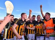 23 October 2022; Pearse Lillis of Ballyea, centre, celebrates with teammates after their side's victory in during the Clare County Senior Club Hurling Championship Final match between Ballyea and Éire Óg Ennis at Cusack Park in Ennis, Clare. Photo by Piaras Ó Mídheach/Sportsfile