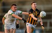 23 October 2022; Stephen Morris of Crossmaglen Rangers in action against Kieran Doyle of Granemore during the Armagh County Senior Club Football Championship Final match between Crossmaglen Rangers and Granemore at Athletic Grounds in Armagh. Photo by Ramsey Cardy/Sportsfile