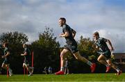 24 October 2022; Nick McCarthy, left, and Ben Murphy during a Leinster rugby squad training at UCD in Dublin. Photo by Harry Murphy/Sportsfile