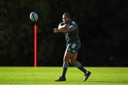 24 October 2022; Temi Lasisi during a Leinster rugby squad training at UCD in Dublin. Photo by Harry Murphy/Sportsfile