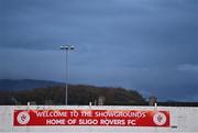 24 October 2022; A general view inside the ground before the SSE Airtricity League Premier Division match between Sligo Rovers and Derry City at The Showgrounds in Sligo. Photo by Piaras Ó Mídheach/Sportsfile