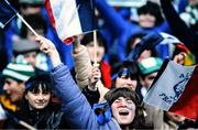 20 March 1982; French supporters during the Five Nations Rugby Championship match between France and Ireland at Parc de Princes in Paris, France. Photo by Ray McManus/Sportsfile
