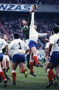 20 March 1982; Willie Duggan of Ireland contests a lineout with Jean-Luc Joinel of France during the Five Nations Rugby Championship match between France and Ireland at Parc de Princes in Paris, France. Photo by Ray McManus/Sportsfile