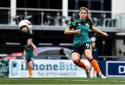 27 October 2022; Jess Fitzgerald of Republic of Ireland before the 2022/23 UEFA Women's U17 European Championship Qualifiers Round 1 match between Republic of Ireland and Northern Ireland at Seaview in Belfast. Photo by Ben McShane/Sportsfile