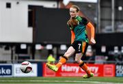 27 October 2022; Fiana Bradley of Republic of Ireland before the 2022/23 UEFA Women's U17 European Championship Qualifiers Round 1 match between Republic of Ireland and Northern Ireland at Seaview in Belfast. Photo by Ben McShane/Sportsfile