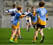 27 October 2022; Dan Mahony of St Mary's BNS celebrates with teammates during day one of the Allianz Cumann na mBunscoil Football Finals at Croke Park in Dublin. Photo by Eóin Noonan/Sportsfile