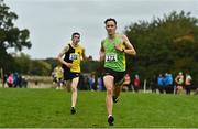 16 October 2022; Oisin Murray of An Ríocht AC, Kerry, competing in the junior men's 6000m during the Autumn Open International Cross Country Festival at the Sport Ireland Campus in Dublin. Photo by Sam Barnes/Sportsfile